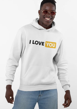 I Love you Kapüşonlu Sweatshirt