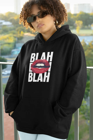 Blah Blah Kapüşonlu Sweatshirt