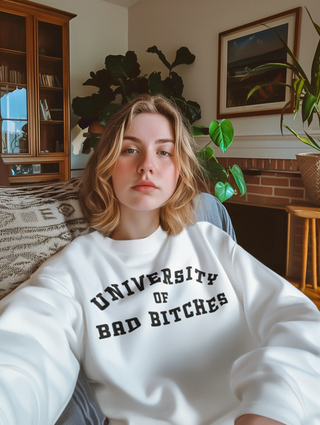 Bad Btch  Kapüşonlu Sweatshirt